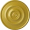 Ekena Millwork Dylar Ceiling Medallion (Fits Canopies up to 6 1/4"), Hand-Painted Rich Gold, 30"OD x 2 1/4"P CM30DYRGS - alternate 1